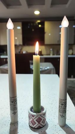 شمع ال ای دی ایکیا مدل 262 مجموعه 2 عددی