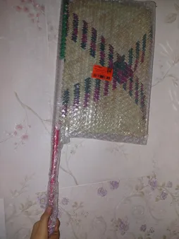 باد بزن حصیری مدل h02 سایز بزرگ