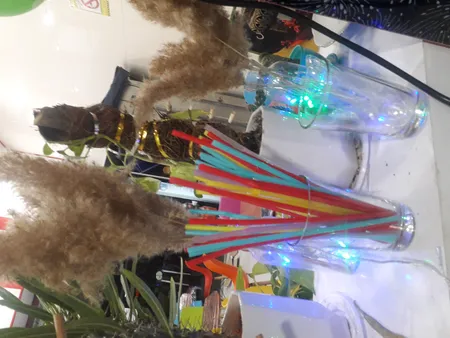 گل خشک مدل پامپاس بسته 6 عددی