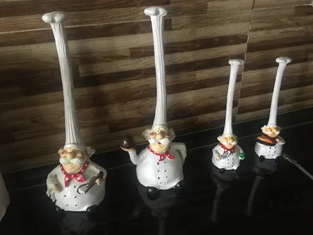 مجسمه ایرسا مدل سرآشپز مجموعه 4 عددی