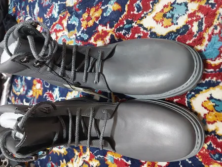 نیم بوت مردانه چرم مشهد مدل j6199-002