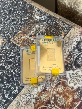 شمش طلا 24 عیار جواهریان مدل kish2.5