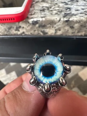 انگشتر مدل چشم اژدها کد collor44