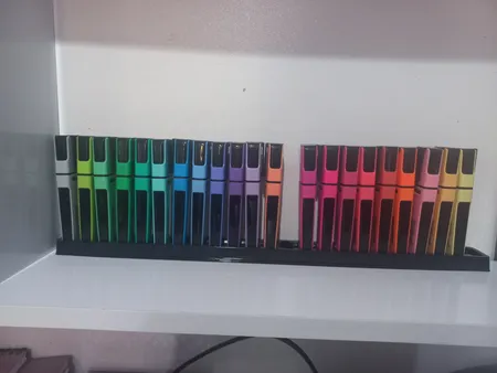 ماژیک علامت گذار اسکول فنس مدل استند دار بسته 23 عددی