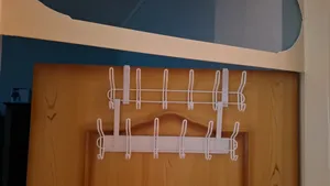 تجریه خرید آویز لباس پشت دری شکیبا مدل N45-Moon بسته 2 عددی