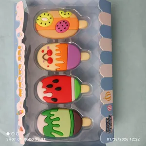 تجریه خرید پاکن طرح بستنی میوه ای کد 52 بسته 4 عددی