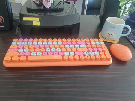 کیبورد و ماوس بی سیم مافی مدل CANDY XR، سوییچ ممبران ، Full Size