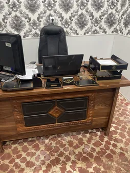 ست لوازم اداری رومیزی مدل آونگ دکو A707 مجموعه 10 عددی