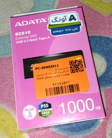 اس اس دی اکسترنال ای دیتا مدل SC610 ظرفیت 1 ترابایت
