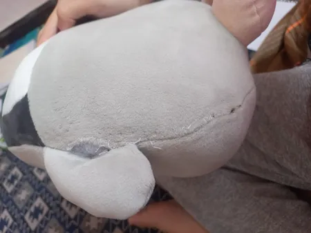 عروسک طرح پنگوئن بالشتی مدل تپل ارتفاع 40 سانتی‌متر