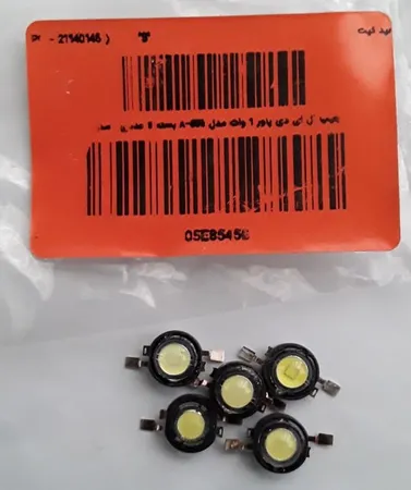 چیپ ال ای دی 1 وات مدل smd بسته 10 عددی