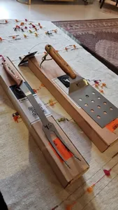 تجریه خرید چنگال باربیکیو کوکینگ فلیم مدل B40