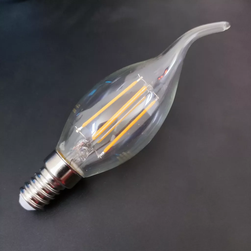 لامپ ال ای دی 4.5 وات لامپ نور طرح فیلامنتی اشکی مدل PS پایه E14