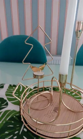 جا شمعی طرح کاج مدل Ka-2