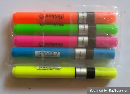 ماژیک علامت گذار پلیکان کد 4 بسته 5 عددی