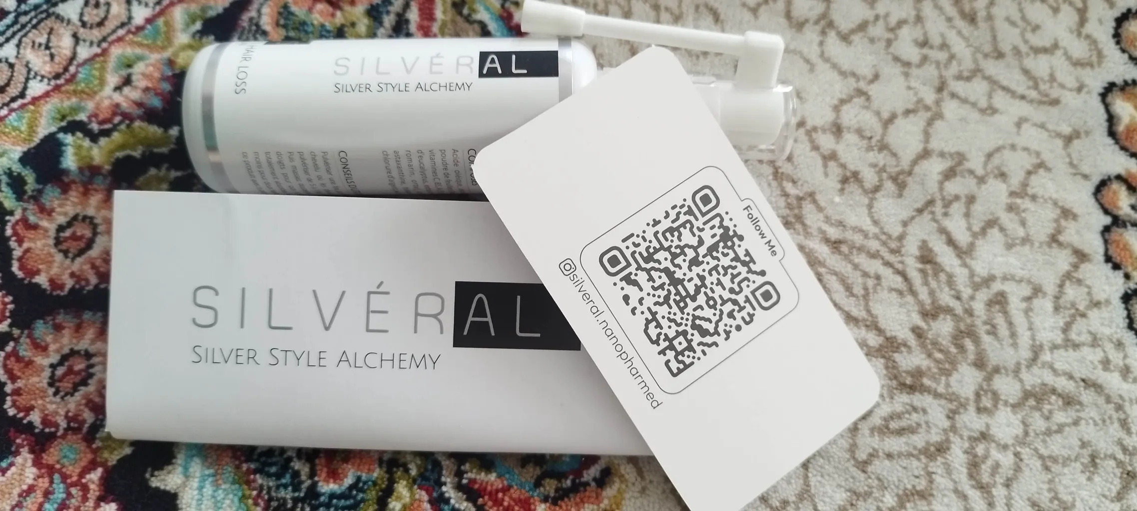 لوسیون ضد ریزش و محرک رشد موی سیلورال مدل ماینوکسیدیل حجم 60 میلی لیتر