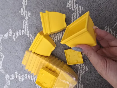 مجموعه 15 عددی گلدان شهرآذین مدل 7006