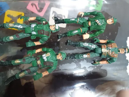 اسباب بازی جنگی مدل سرباز کد SOL11 مجموعه 21 عددی