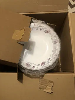 بشقاب خورش خوری پارس اپال مدل لیندا کد 124P بسته 6 عددی