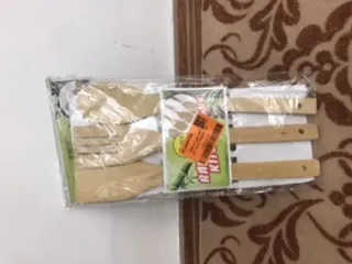 کفگیر چوبی کد AR92 مجموعه 3 عددی