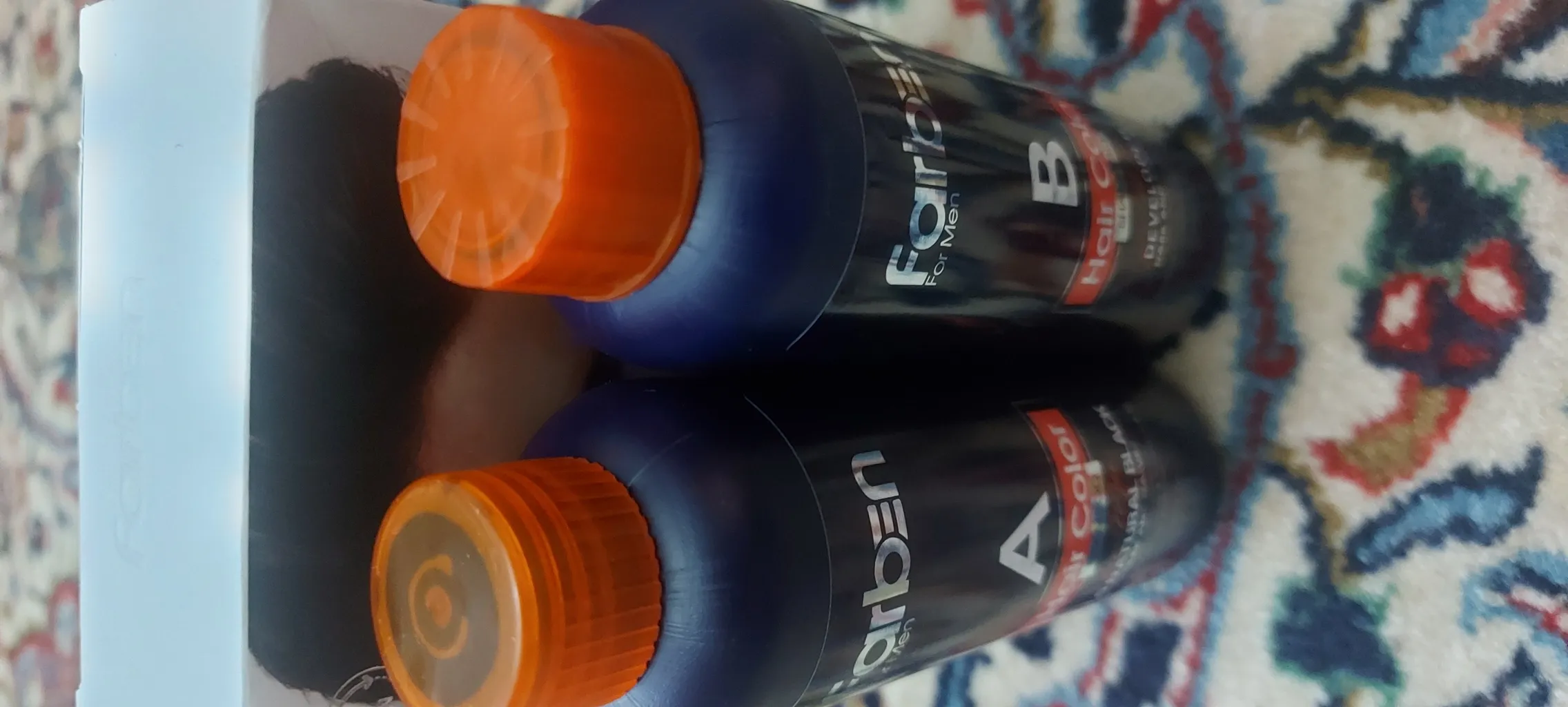 شامپو رنگ مو فاربن شماره 1.0 حجم 150 میلی لیتر رنگ مشکی مجموعه 2 عددی