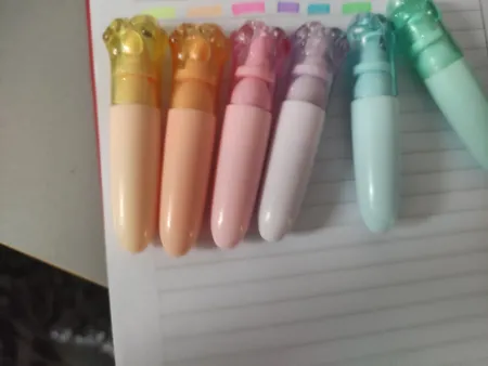 ماژیک علامت گذار مدل پنجه گربه بسته 6 عددی