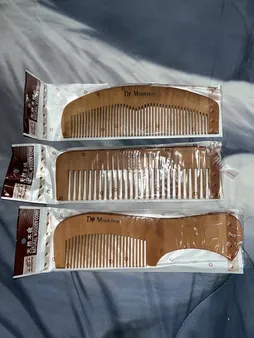 شانه مدل چوبی بسته سه عددی