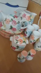 پیش دستی طرح بهار گل ها کد BPS002 مجموعه 2 عددی