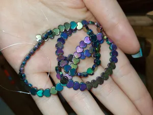 تجریه خرید ریسه سنگ هماتیت طرح قلب کد Mn04