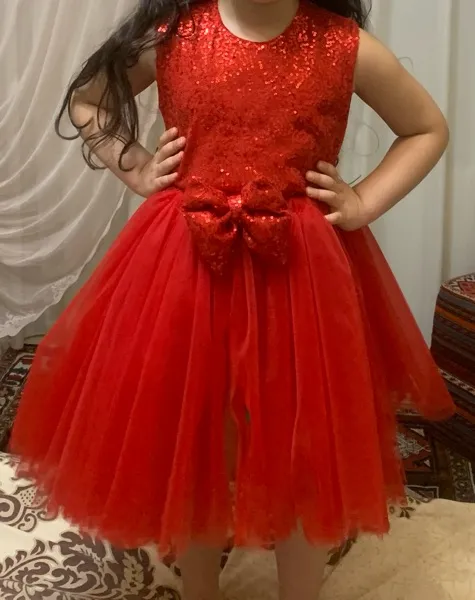 ست هدبند و پیراهن دخترانه کد MOM-3