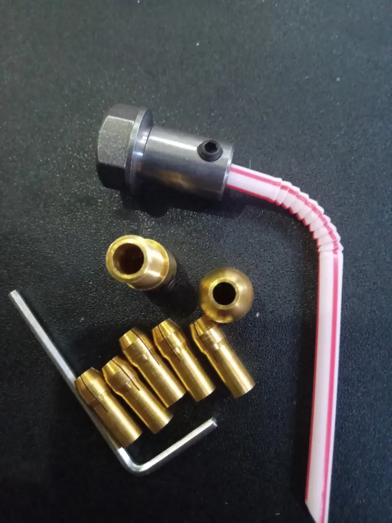 تبدیل دریل و ارمیچر به سه نظام و فرز مینیاتوری کد P60 مجموعه 10عددی