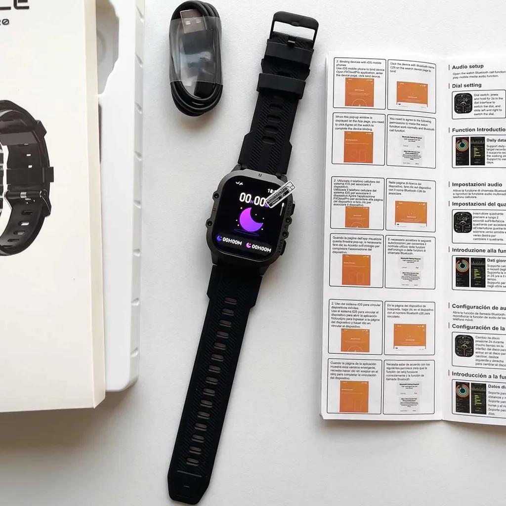 ساعت هوشمند 49 میلی‌متری اسپیس مدل SW-4020