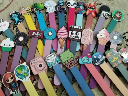 نشانگر کتاب مدل فانتزی مجموعه 33 عددی