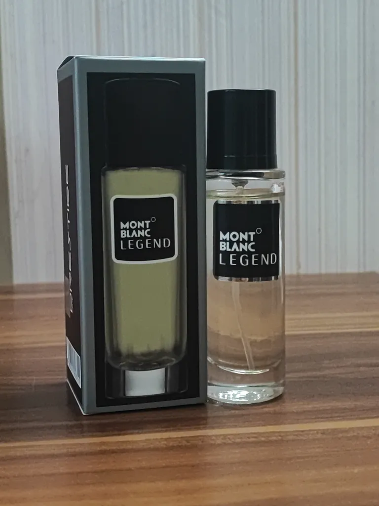 عطر جیبی مردانه نیو پرستیژ کالر مدل Mont Blanc Legend حجم 35 میلی لیتر