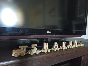 تجریه خرید اسباب بازی چوبی مدل حروف انگلیسی قطار