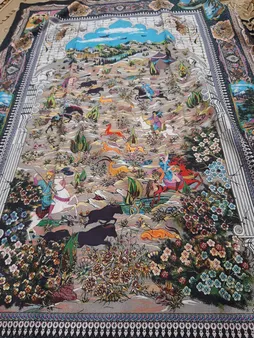 روفرشی مدل زیرسفره طرح شکارگاه