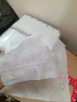 حوله یکبار مصرف کد PR 20 سایز 40x80 سانتی متر بسته 40 عددی