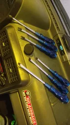 پیچ گوشتی ضربه خور دوسو و چهارسو تات مدل T-T202 بسته 6 عددی