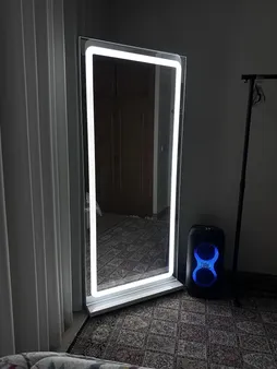 آینه مدل بک لایت پایه دار