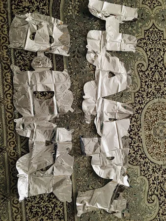 بادکنک فویلی طرح هپی برز دی مجموعه 13 عددی