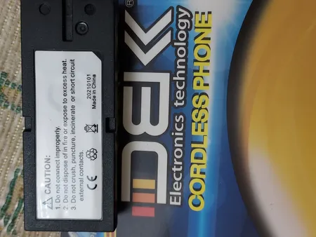 باتری تلفن بیسیم دی بی کی مدل p105