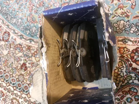 لنت ترمز جلو ایساکو مدل تکستار 1620100735 مناسب برای پژو