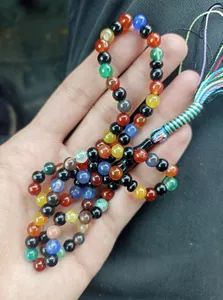 تجریه خرید تسبیح مدل عقیق سلیمانی کد T04