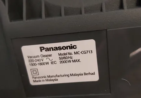 جاروبرقی پاناسونیک مدل MC-CG713