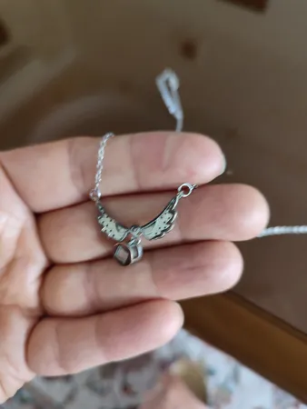 گردنبند نقره زنانه مدل دوست دارم به صد زبان دنیا