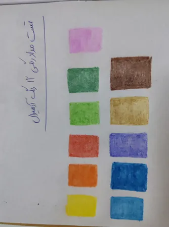 مداد رنگی 12 رنگ آدمیرال کد 761c بسته 6 عددی