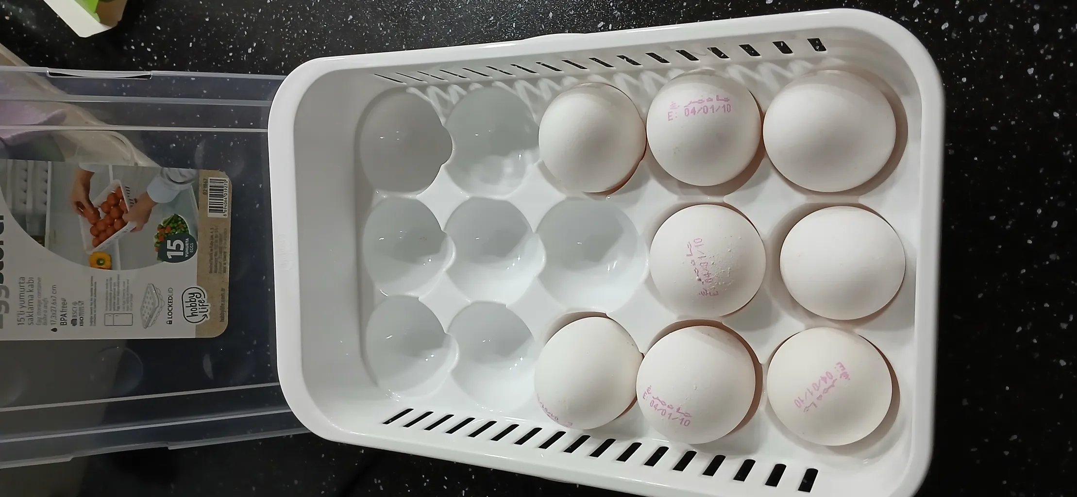 ظرف نگهدارنده تخم مرغ هوبی لایف مدل 1067