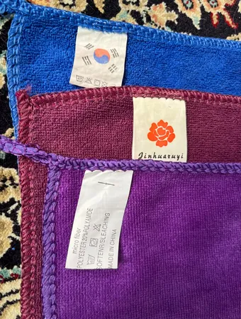 دستمال نظافت مدل میکروفایبر مدل 40D40 بسته 3 عددی