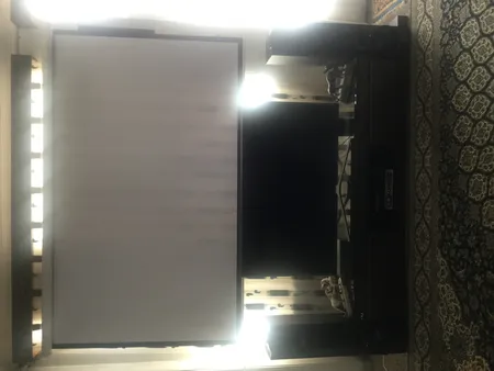 پرده نمایش دستی پروژکتور اسکوپ پارچه عالی سایز 250x250