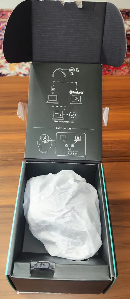 ماوس بی سیم لاجیتک مدل MX ERGO TRACKBALL